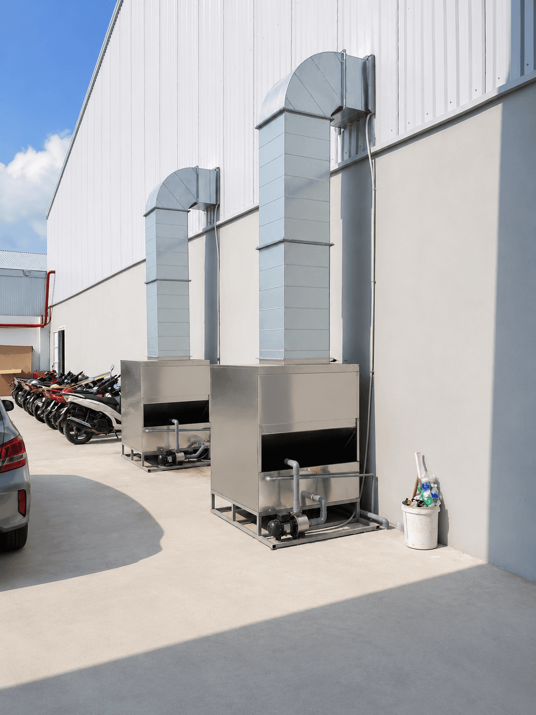 HỆ THỐNG XỬ LÝ KHÍ THẢI DẠNG ƯỚT GREEN AIR – LƯU LƯỢNG XỬ LÝ 12.000 m³/h – GIẢI PHÁP XỬ LÝ KHÍ THẢI CHO PHÒNG SƠN VÀ NHÀ XƯỞNG