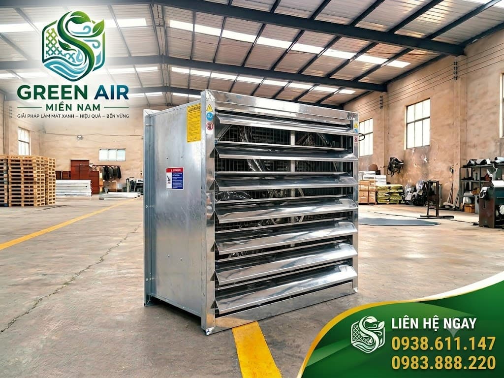 QUẠT THÔNG GIÓ CÔNG NGHIỆP GA-1000 – LƯU LƯỢNG GIÓ 35.000 m³/h – GIẢI PHÁP THÔNG GIÓ HIỆU SUẤT CAO CHO NHÀ XƯỞNG VÀ CÔNG TRÌNH CÔNG NGHIỆP
