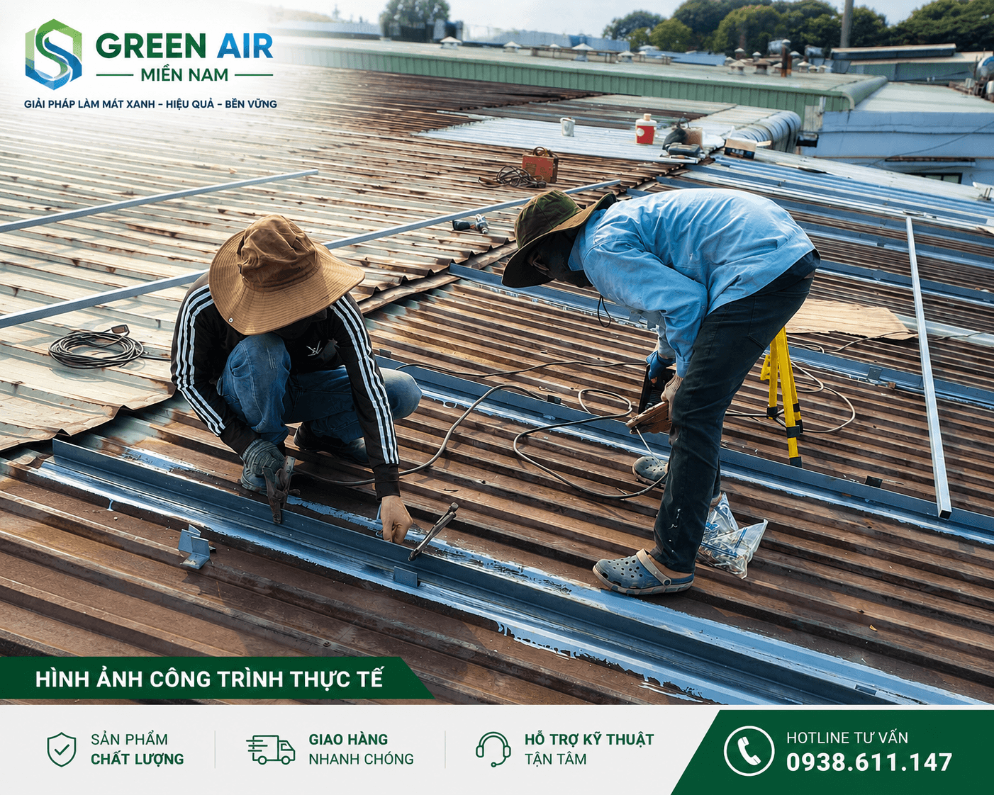 Tinh Thần Trách Nhiệm Của Đội Ngũ Green Air Miền Nam Trong Thi Công Hệ Thống Làm Mát Nhà Xưởng