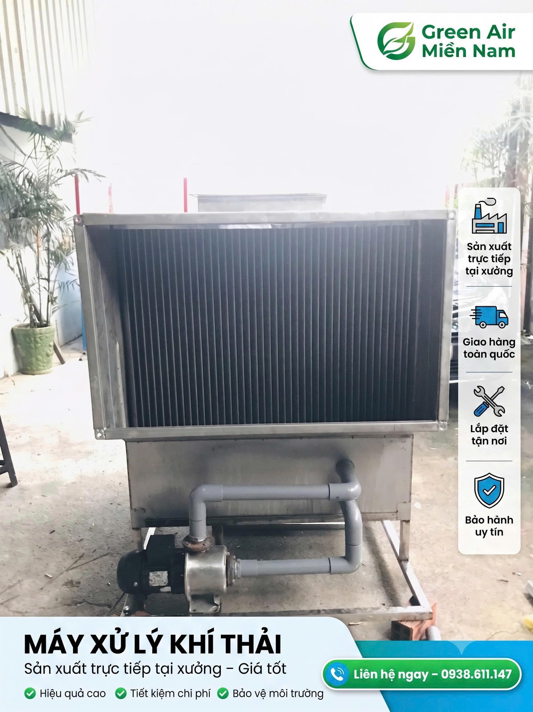 HỆ THỐNG XỬ LÝ KHÍ THẢI CHO PHÒNG SƠN VÀ NHÀ XƯỞNG