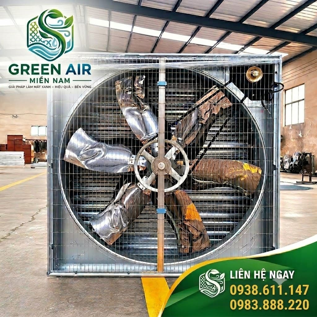 QUẠT THÔNG GIÓ CÔNG NGHIỆP GA-600 – LƯU LƯỢNG GIÓ 18.000 m³/h – GIẢI PHÁP THÔNG GIÓ CHO NHÀ XƯỞNG VẬN HÀNH HIỆU QUẢ