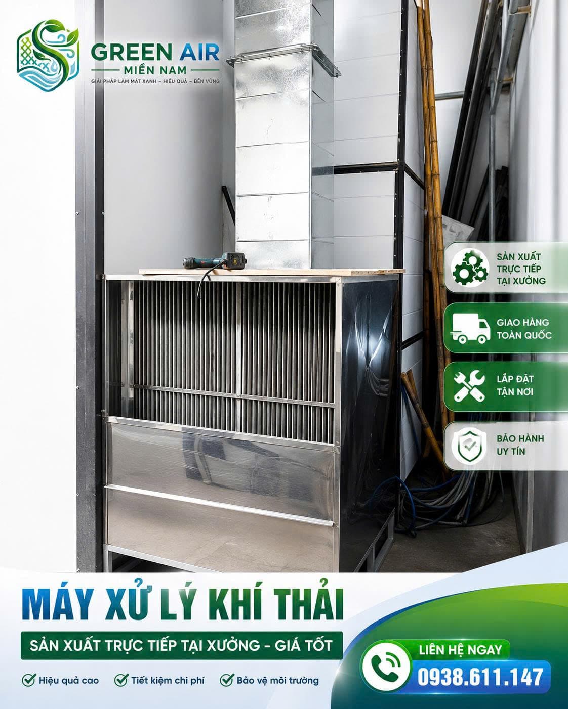 HỆ THỐNG XỬ LÝ KHÍ THẢI CHO PHÒNG SƠN VÀ NHÀ XƯỞNG